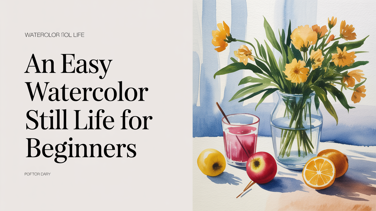 An Easy Watercolor Still Life for Beginners