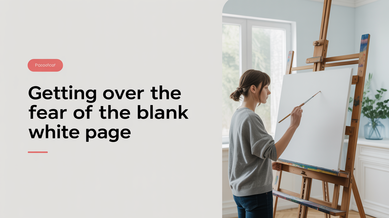 Getting Over the Fear of the Blank White Page