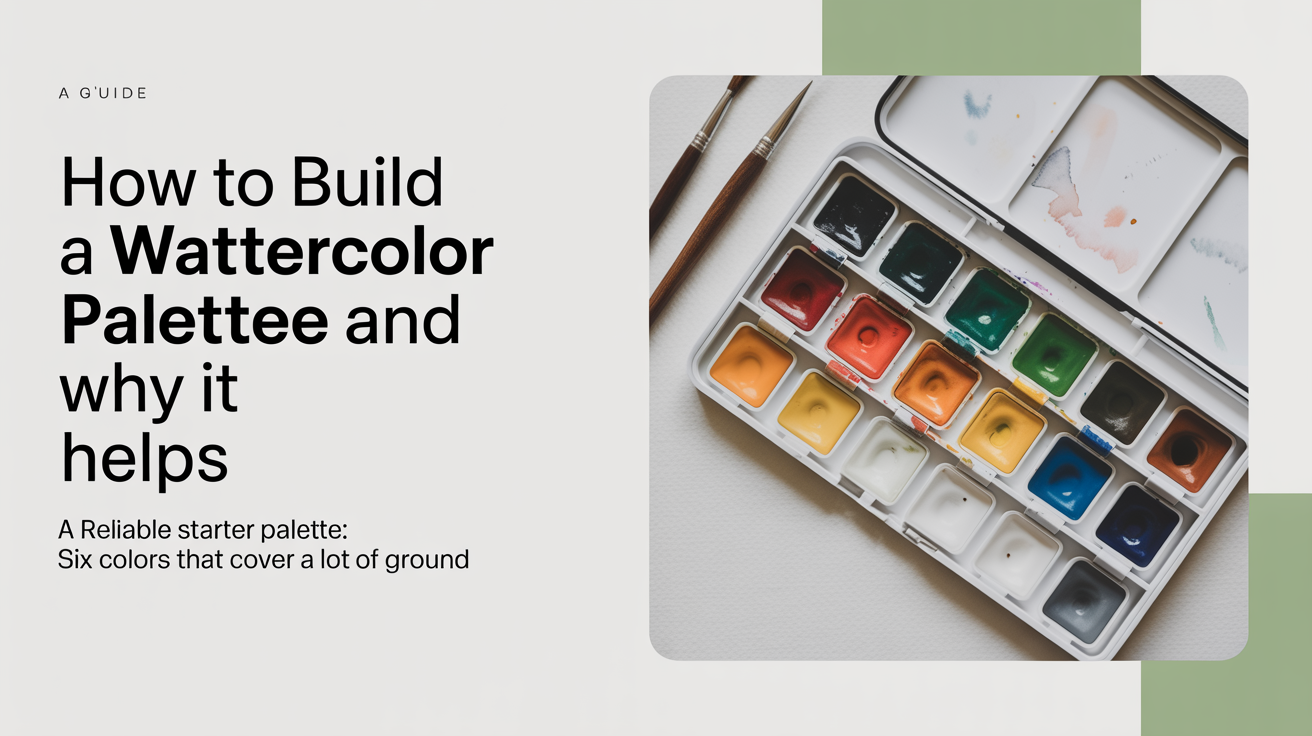 A reliable starter palette: six colors that cover a lot of ground