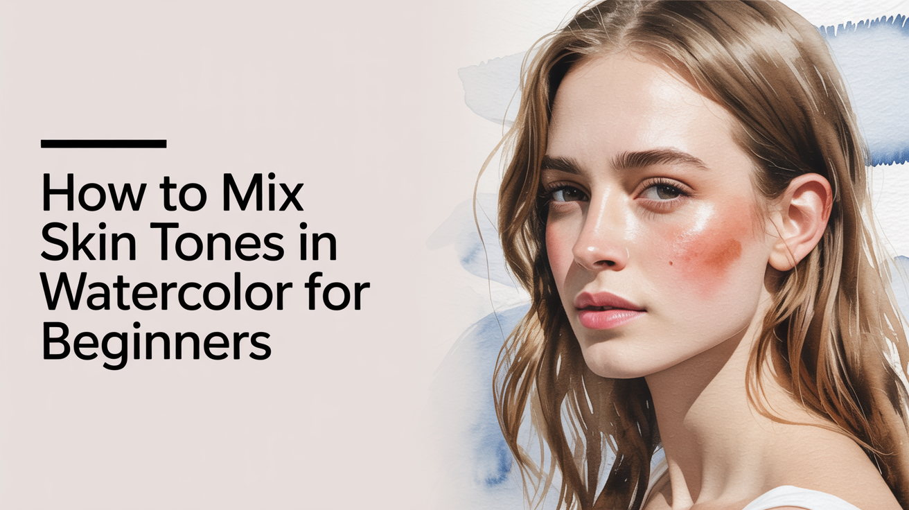 How to Mix Skin Tones in Watercolor for Beginners