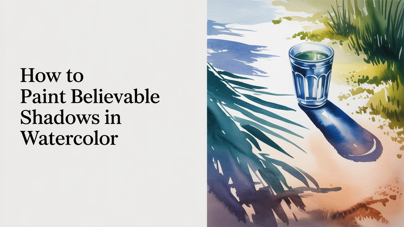How to Paint Believable Shadows in Watercolor